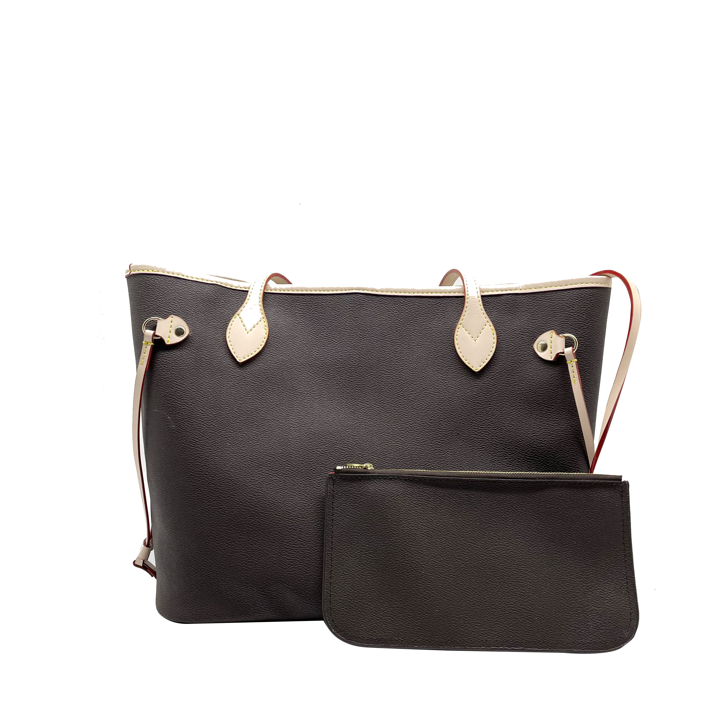 

Luxury fashion brand women's leather handbag diagonal shoulder bag designer composite combination wallet MM size wholesale and retail, No bag