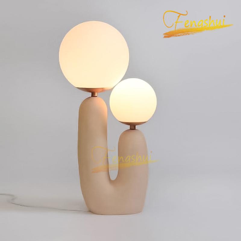 

Modern Creative Resin LED Table Lamp Lighting Nordic Glass Decoration Loft Bedside Living Room Lights Lamps