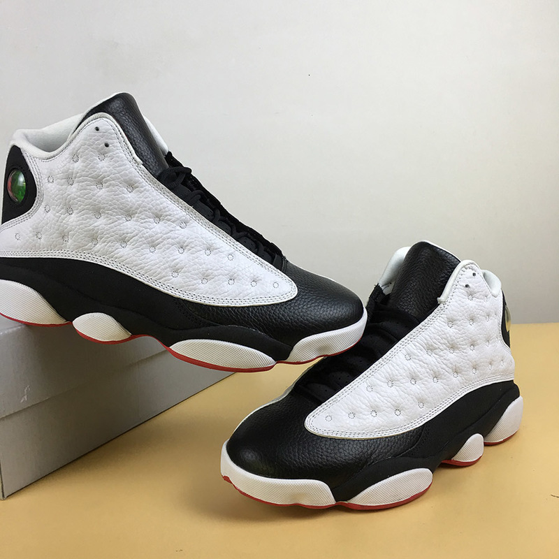 

Shoes Men 13 He Got Game 13s XIII White/Black-True Red 309259-104, Men us8