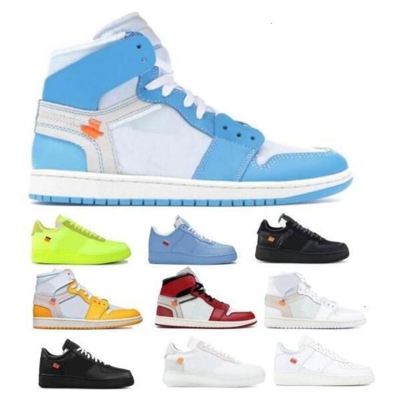 

Jumpman 1 1s Off Men Basketball Shoes Sneakers High OG UNC Chicago Low MCA Moma Blue 2.0 Women Tenis Trainers Shoe, Shipping link
