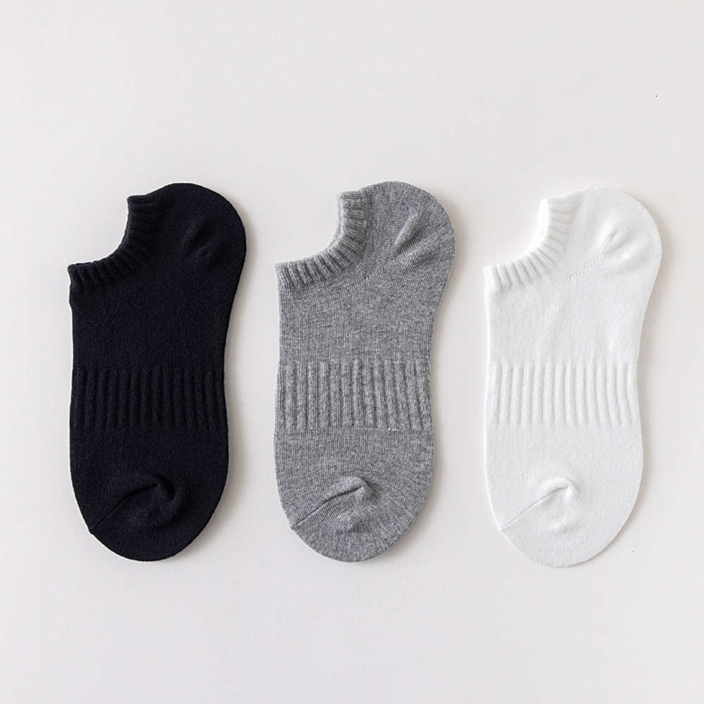 

Suprsox summer socks men's solid color ship simple black sports Korean women's