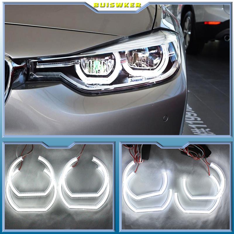 

Other Lighting System DTM Style Crystal LED Angel Eyes Halo Rings Light Kits For X3 F25 2010-2014 Halogen Headlight Car Styling 2013 201