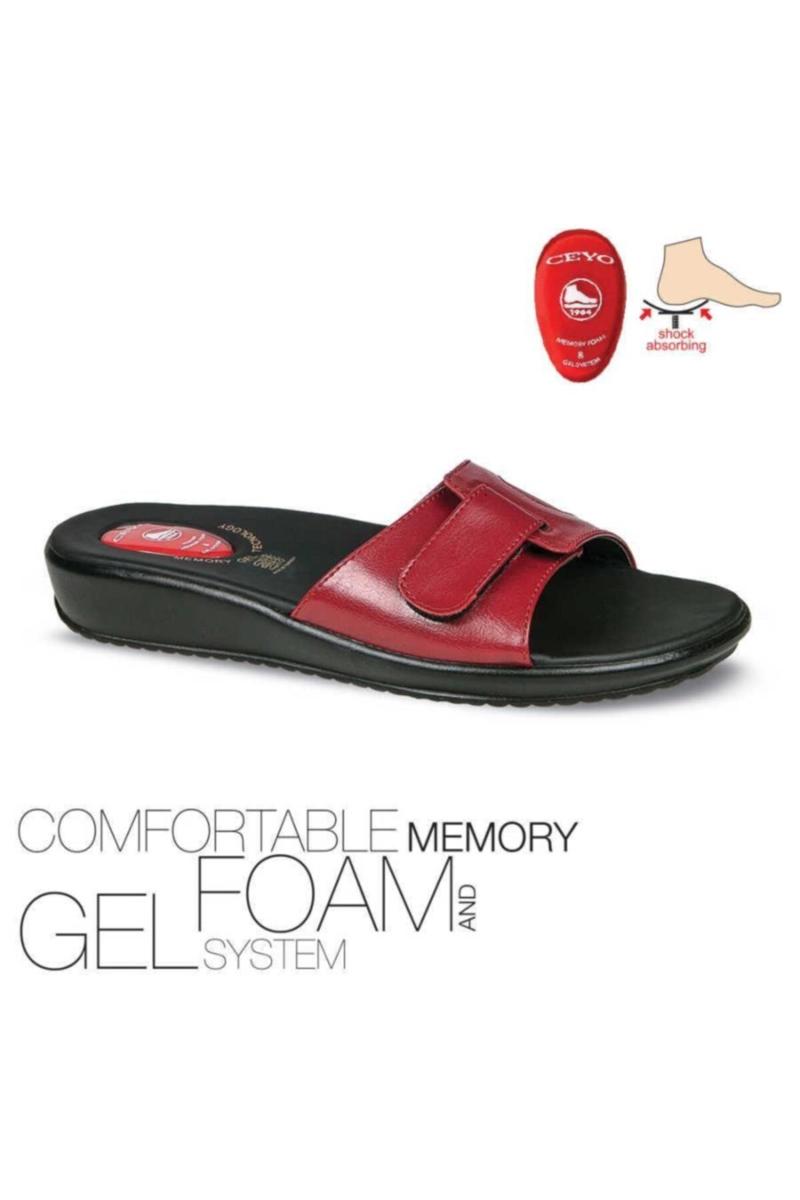 

Ceyo Full Ortopedic Women Slipper TR Slippers, Black