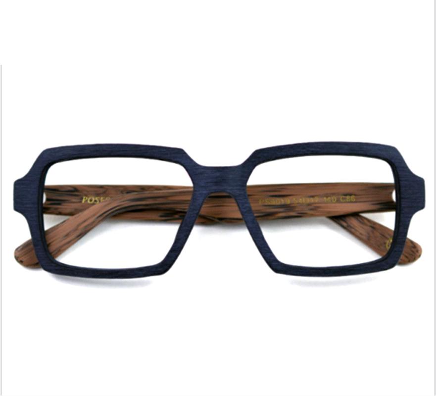 

Handmade Men Square Eyeglass Frame Vintage Imitation Wood Eyewear Retro Women Acetate Glasses Myopia Optical Spectacles Fashion Sunglasses F