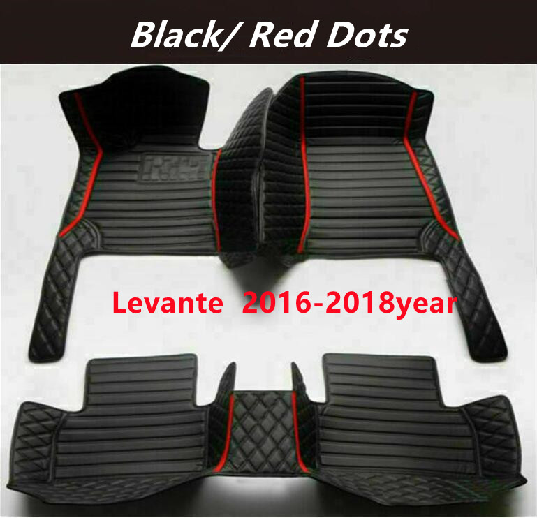 

for Maserati Levante 2016-2018year Custom Car Splicing Floor Mats Waterproof Leather Wear-resistant Non-toxic Tasteless and Environmentally