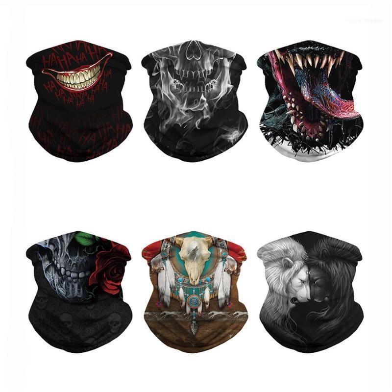 

Unisex Bandana Scarf 3D Digital Printing Skull Headband Climbing Hiking Neck Scarves Multi Functional Headwear Head Beanie1