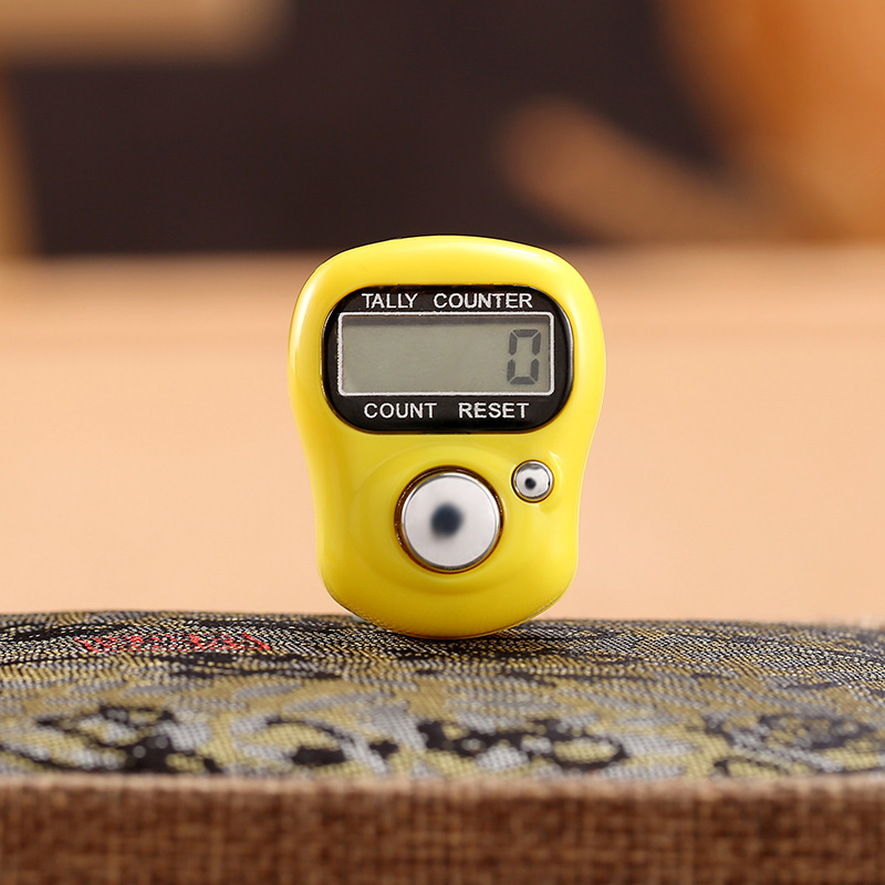 

Mini Hand Hold Band Tally Counter LCD Digital Screen Finger Ring Electronic Head Count Tasbeeh Tasbih DH9485