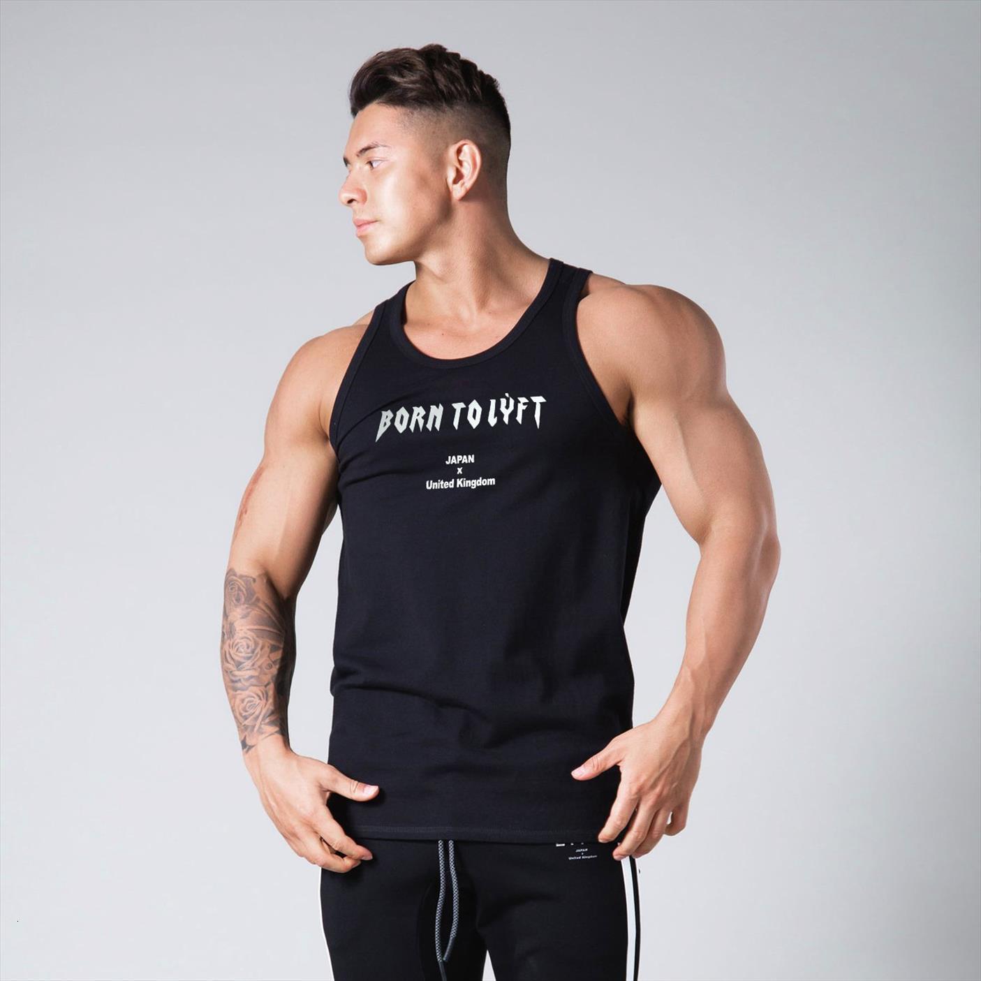 

summer men gym ventilate quick dry vest sport tank running sleeveless fitness bodybuilding clothing, White;black