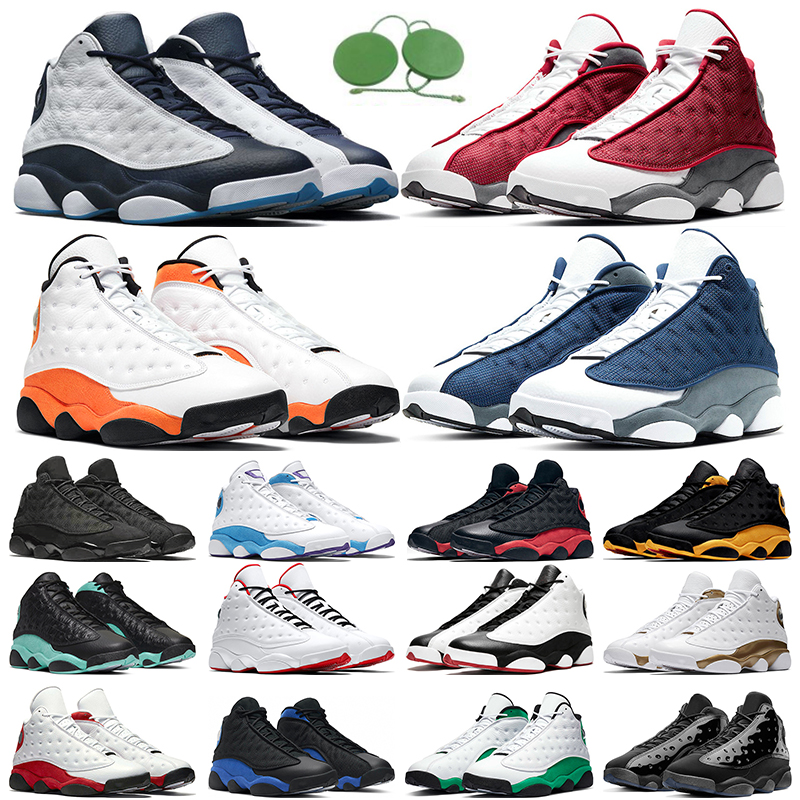 

air jordan retro 13 men basketball shoes 13s obsidian red flint hyper royal chicago black cat bred dmp starfish playoffs fashion trainers sp
