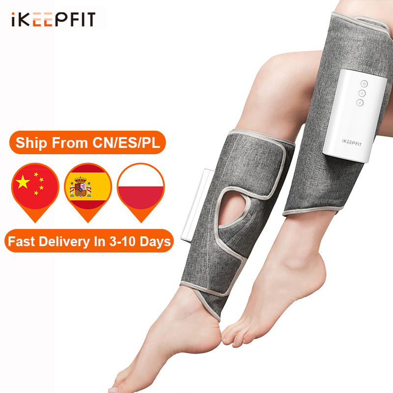 

Leg Massager Pair Wireless With Smart Air Compression Controlled Heating Calf Massage Electric Relief Muscle Pain Relax iKEEPFIT