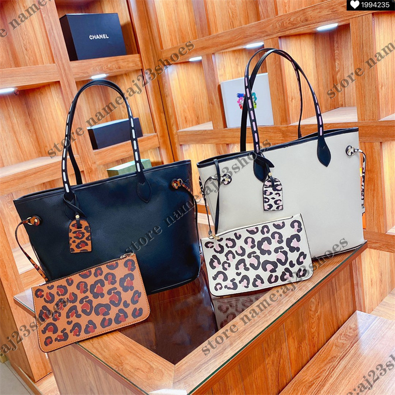 

Totes Leopard mm pm designer Bag Wild at Heart beach leather designers Womens Handbags Purses Wallet Business Shopping Canvas Tote Bag, 02