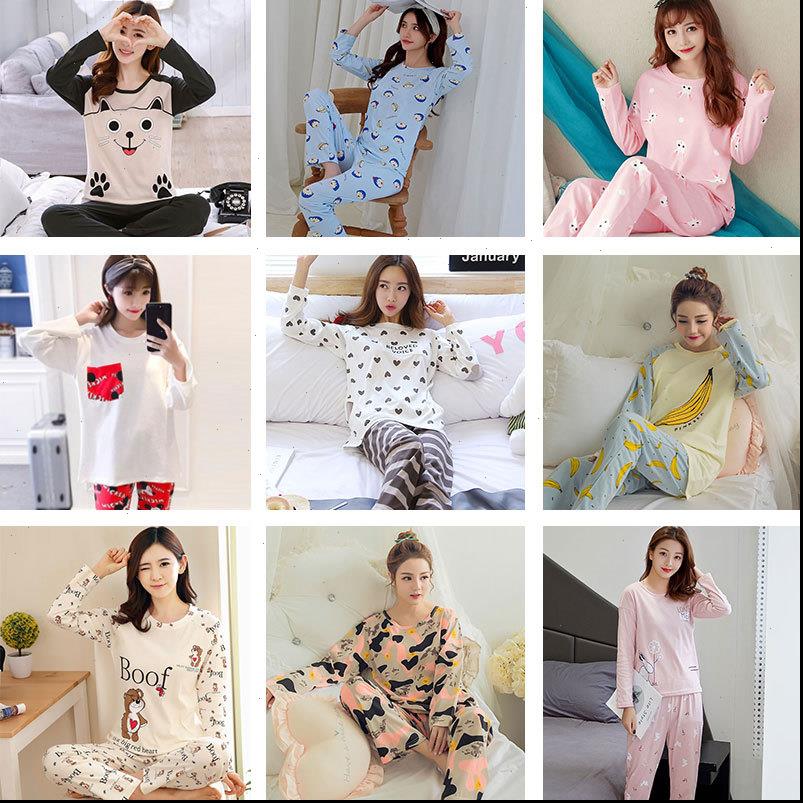 

loungewear women christmas pajamas set woman clothes sleepwear autumn, Black;red