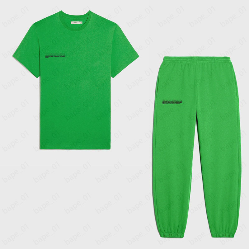 

Womens Two Piece Pants pangaia Cotton Fashion Short Sleeve Candy Color Casual Pants Set Premium T-Shirt + Sports Pant, Not for sale