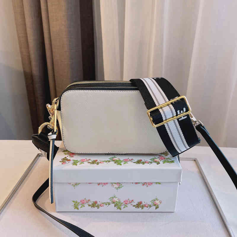High Quality With Original Box Zipper Women Shoulder Bags Ladies Handbag Messenger Famous Brand The Small Snapshot Camera Crossbody 8 Styles Double straps M79001