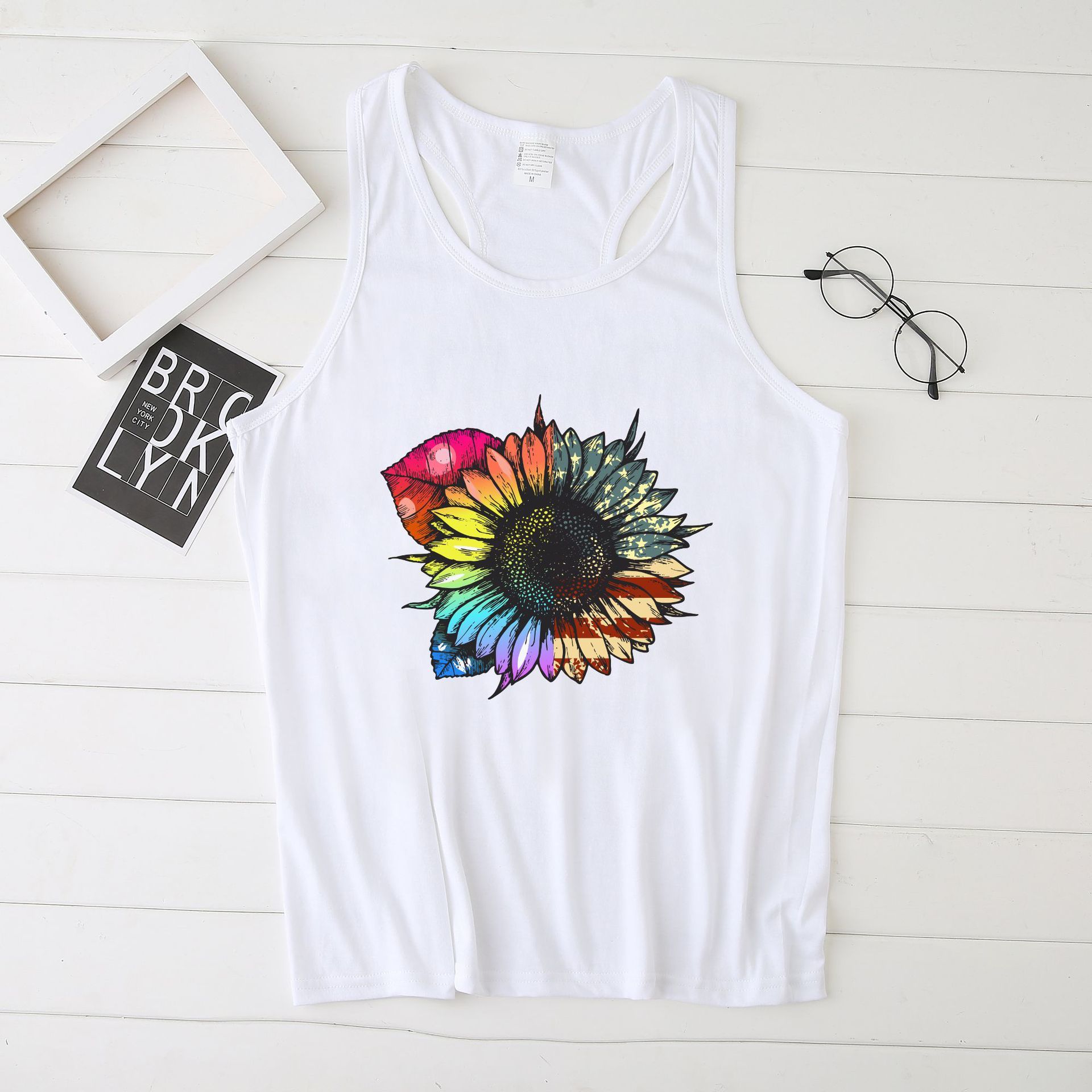 

summer cotton pullover vt foreign urban leisure style cotton large size men's and women's same style, White