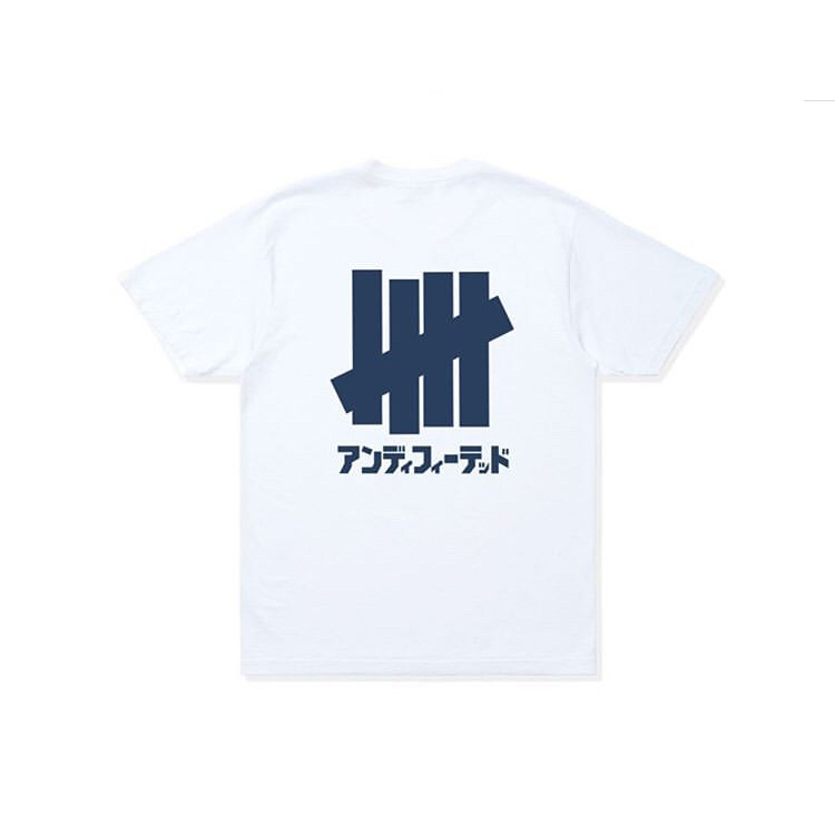 

Undefeated five bars T Shirt Summer Outdoor Simple Versatile Printing Couple T-shirt Loose Oversize Pure Cotton Short Sleeve for Men and Women, White