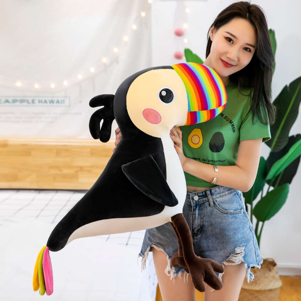 

creative simulation Toucan plush toy parrot doll Bird Plush Doll, Blue