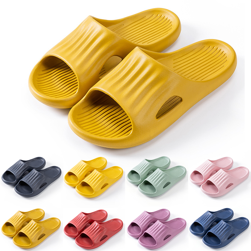 

Good quality Non-Brand mens women slippers shoes red Lemon yellow green pink purple blue men slipper bathroom wading shoe 36-45, Item #1