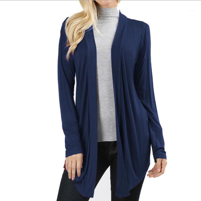 

Women' Blouses & Shirts Women Autumn Long Sleeve Cardigan Femme Ladies Slim Fit Tops And Blouse Plain Basic Harajuku Shirt Blusas Femininas, Gray