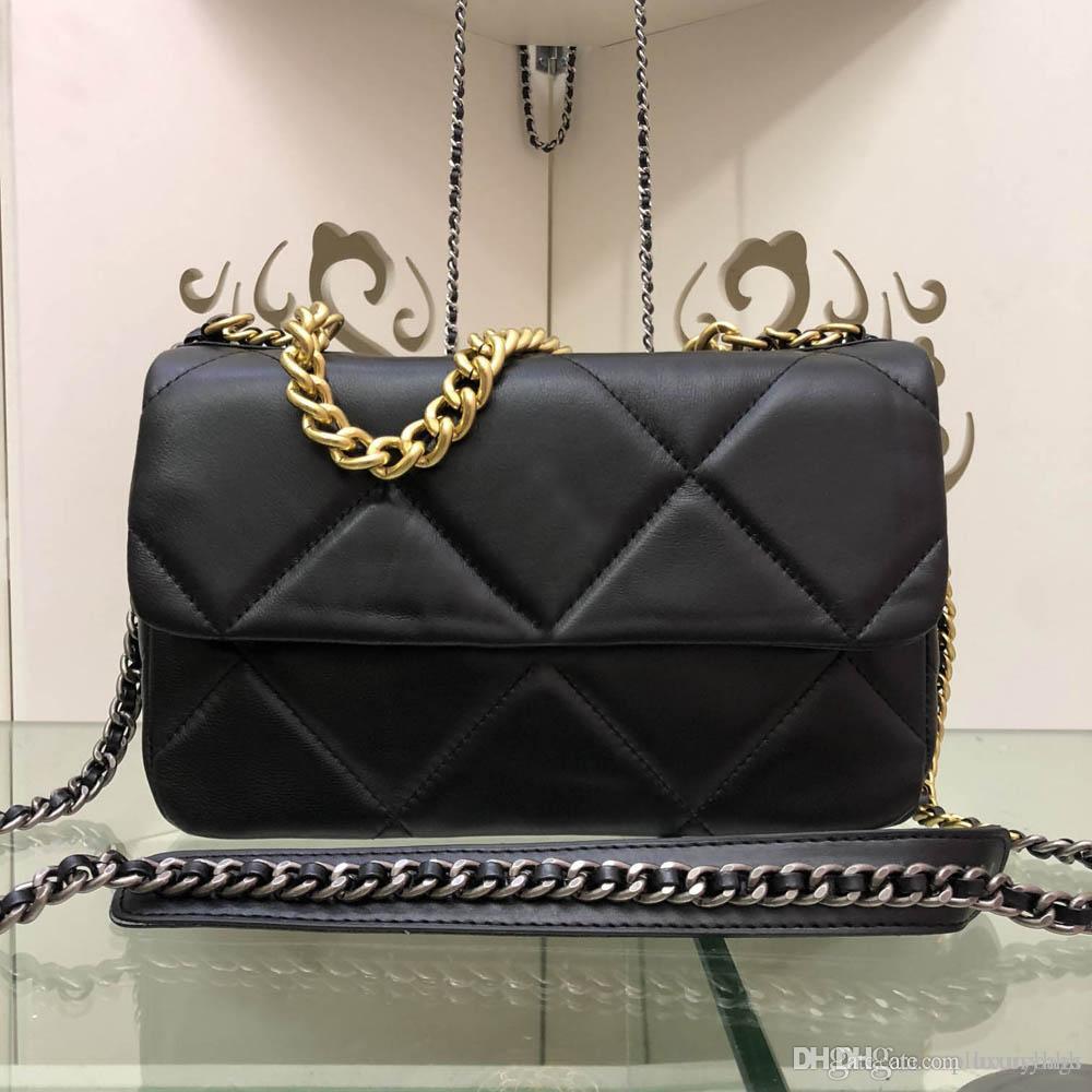 

classic fashion designer women handbags purse chain cross body bags small shoulder bag genuine leather messenger tote 19 flap bag
