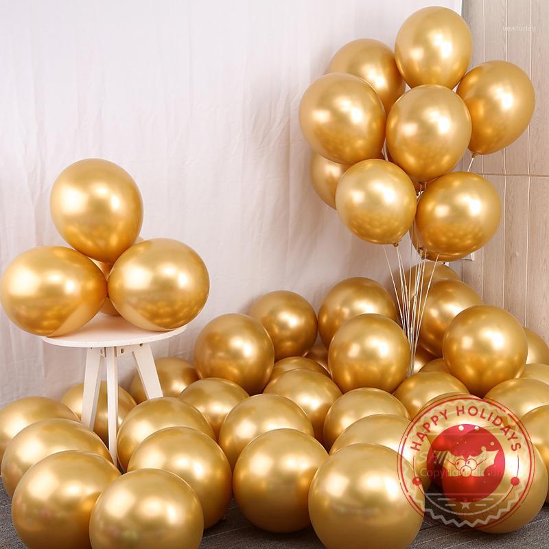 

Party Decoration 12inch Ruby Red Balloon Birthday Metal Pearl Latex Balloons Chrome Metallic Colors Air Wedding