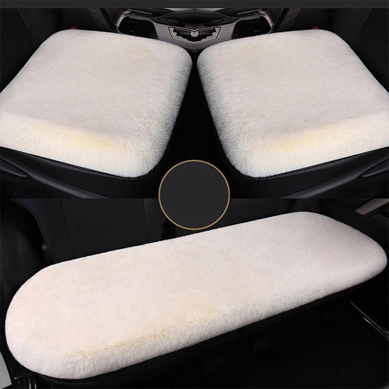 

Car Seat Covers Plush Cover For Summer Cool Silk Cushion Interior Accessories Decoration Set