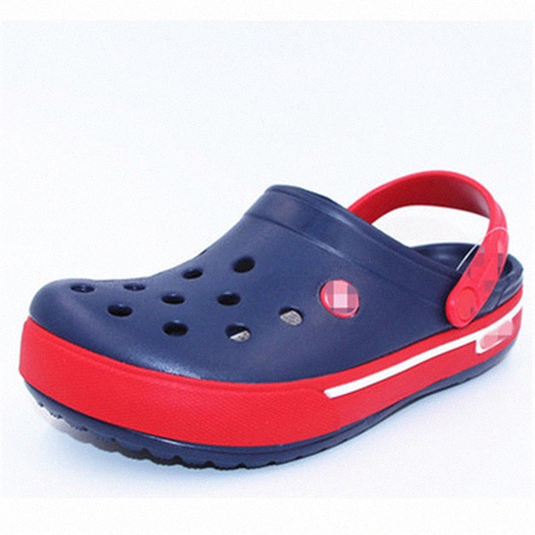 

2021 Men's Sandals Lightweight Hollow Beach Slippers Outdoor Water Shoe Non-slip Unisex Garden Clog Shoes Casual Crocse Flat J6Sp#, Black
