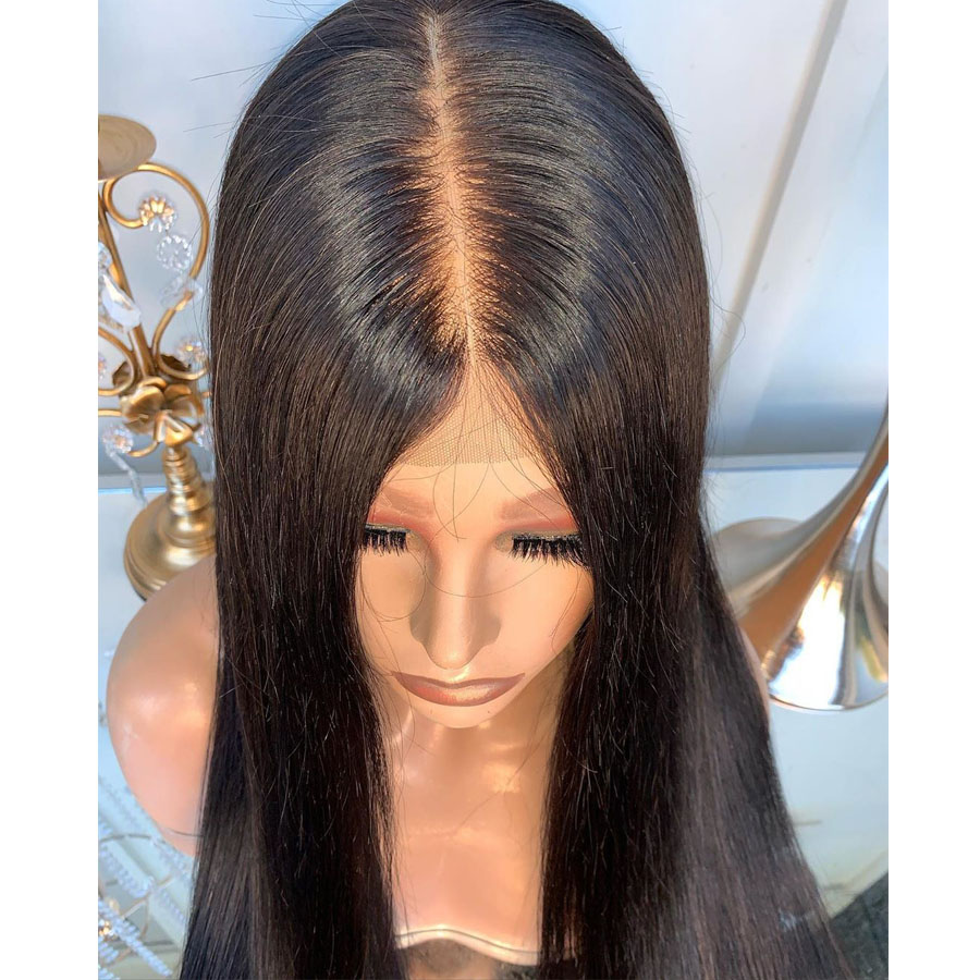 

100 brazilian human hair full lace wigs glueless straight lace wig with baby hair pre plucked for black women, As the picture shows