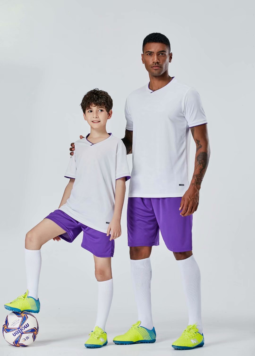 

#062 Football uniform men+kids soccer Jersey printing team custom track and field sports short-sleeved shirt, Black;yellow