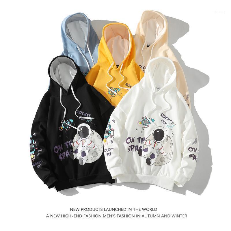 

Men's Hoodies & Sweatshirts Japan Casual Spring Autumn 2021 Black Fashion One Piece Hoodie Sweatshirt Thick Fleece Style Hip Hop High Street, V27 1