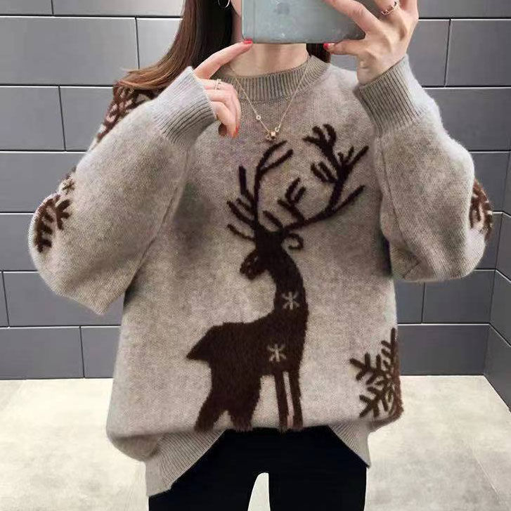 

women's sweaters autumn vintage female winter released sweater lady-o-neck long sleeve crochet jumper thick impression warm p143 pullov, White;black