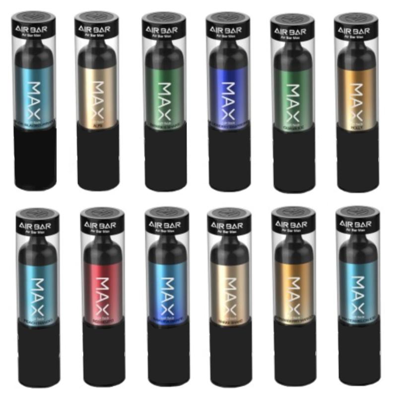 

Wholesale Air Bar Max Disposable Device Pods E Cigarettes 2000Puffs Airbar 1250mAh Vape Cartridges Prefilled 6.5ml Starter Kits 12 Colors Vaporizer Oil Carts Empty