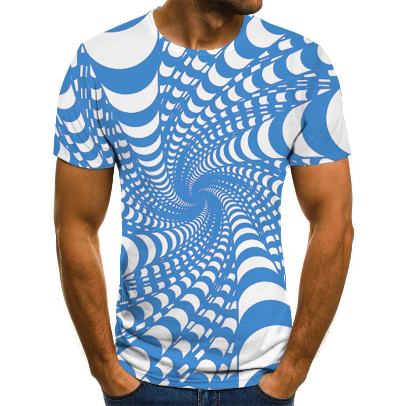 

summer new fashion black lightning 3d digital print round neck men's t-shirt short sve sweatshirtmikk, White;black