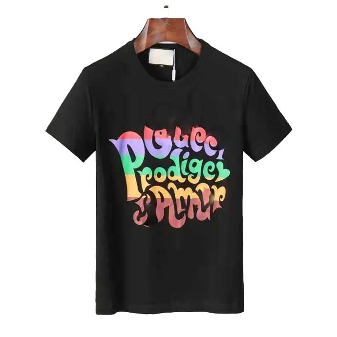 

2022 Men's Women's Summer Street T-shirt Fashion Designer Letter Print Short Sleeve Casual Pure Color T-shirt T-shirt M-XXXLSize, White;black