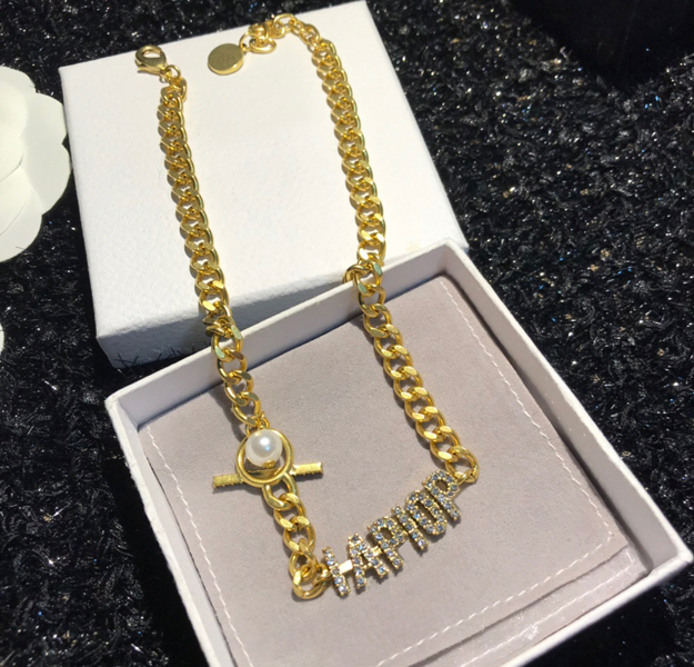 

Fashion letter 14k gold iced out pendant necklace choker Chains bracelet for mens and women lovers gift hip hop jewelry with box, Silver