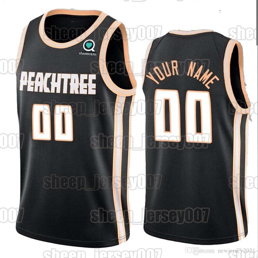 

Custom Atlanta Hawks Jerseys John 20 Collins Bogdan 13 Bogdanovic Danilo 8 Gallinari Basketball Jerseys Kelly 9 Olynyk 5 Achiuwa, Black;red