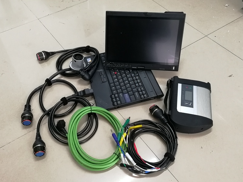 

mb star compact c4 diagnosis tool with 320gb hdd x200t touch screen laptop for car and truck