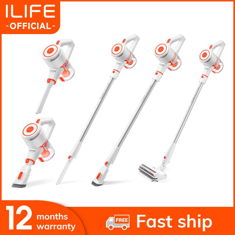 

Vacuum Cleaners ILIFE G80 Handheld Cleaner 22000Pa Powerful Wireless Handle Small Side Brush And Multi-Cleaning Head Desig