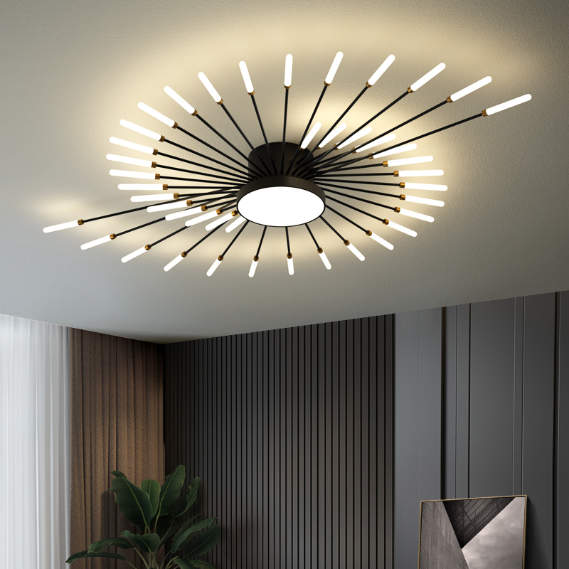 

Modern Simple Ceiling Lamps Nordic Gold led Ceiling Light Fixtures Atmospheric Living Room Decoracion Lighting Fresh Luxury Home Restaurant Bedroom Lamp