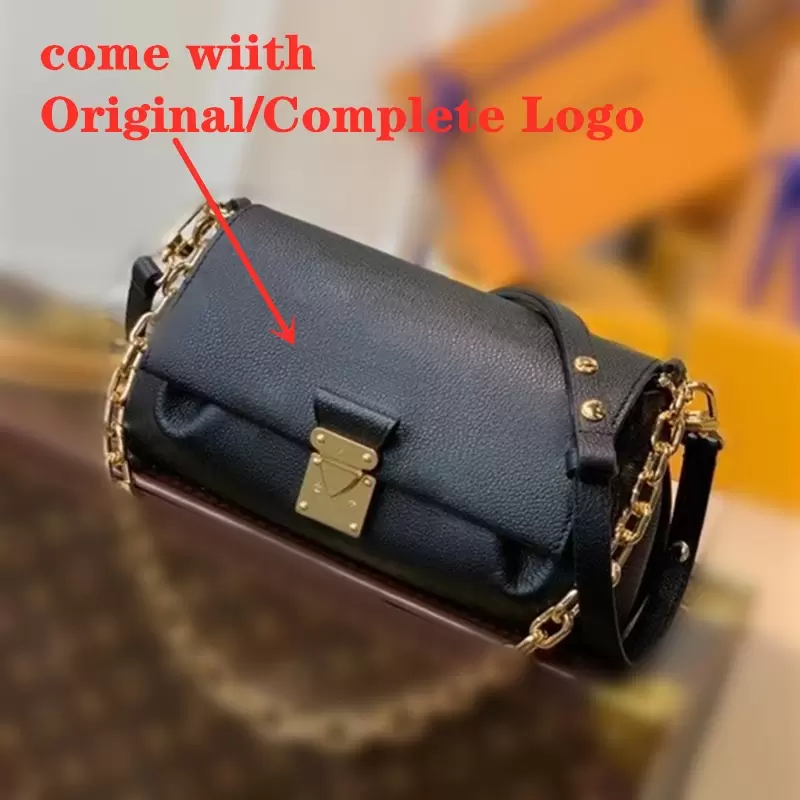 

M40717 M45813 Cowhide Emboss Favorite Chain Shoulder Crossbody Bags Women Envelope Messenger Bag Designer Handbags Lady Purse POCHETTE MULTI Clutchs Wallets, Style 1 pure black emboss