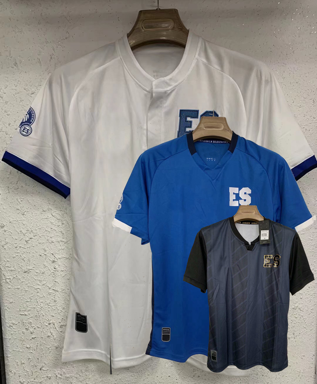 

2021 2022 El Salvador Soccer Jerseys home away national team 21 22 football shirt, Black;yellow