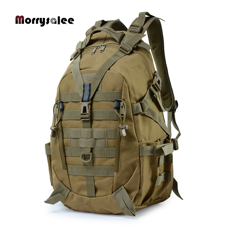 

Tactical Military Backpack Camping Assault Sports Bags Mountaineering Trekking Camouflage Hunting Bag Multifunctional Backpack, Army green