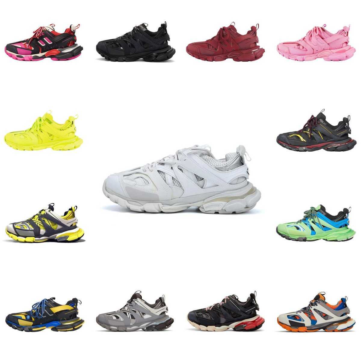 

Track 3.0 Runners Shoes Men Women Triple S White Black Paris Yellow Pink Blue Outdoor Sport Casual Shoe High Platform Trainers Sneakers, 00