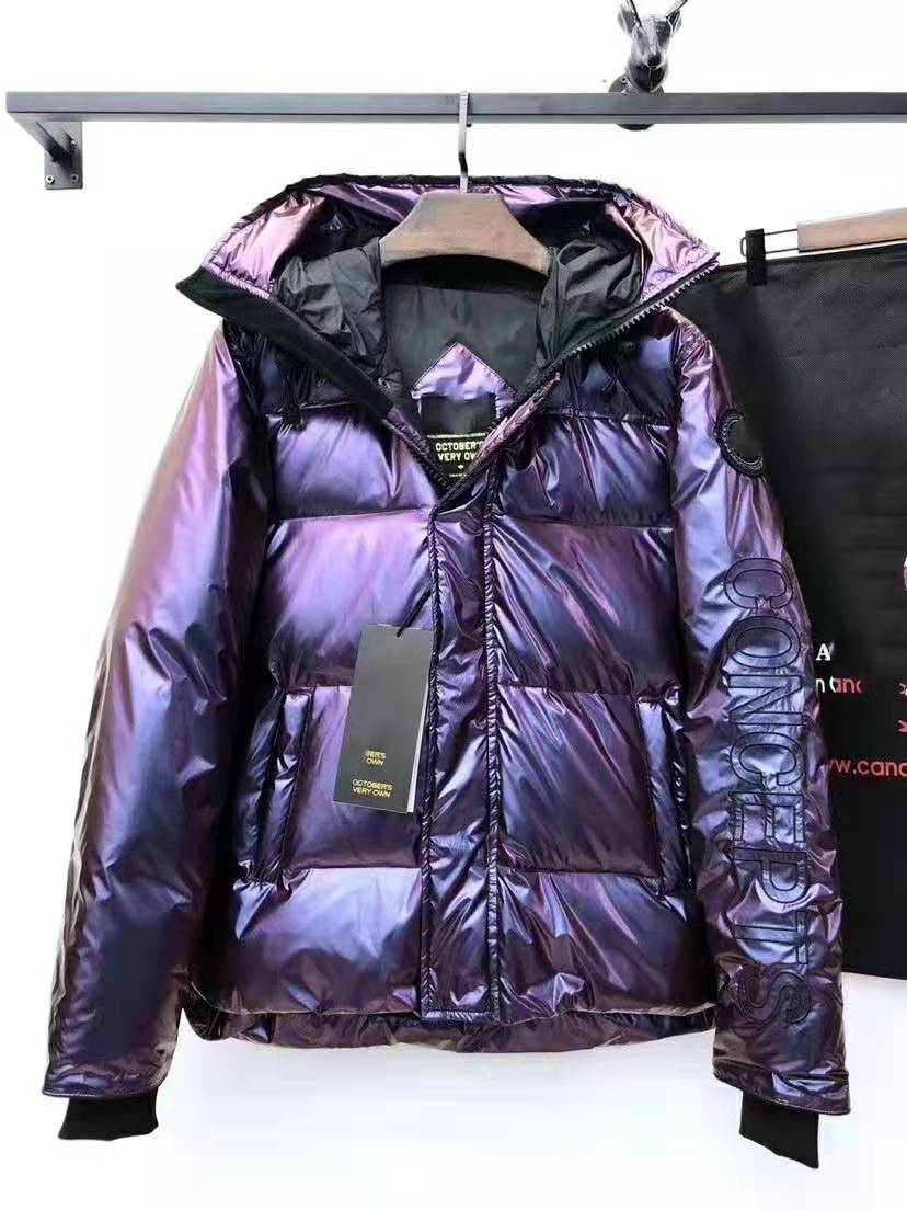 

down jacket 2021 women's parka expedition men's chameleon purple, Black