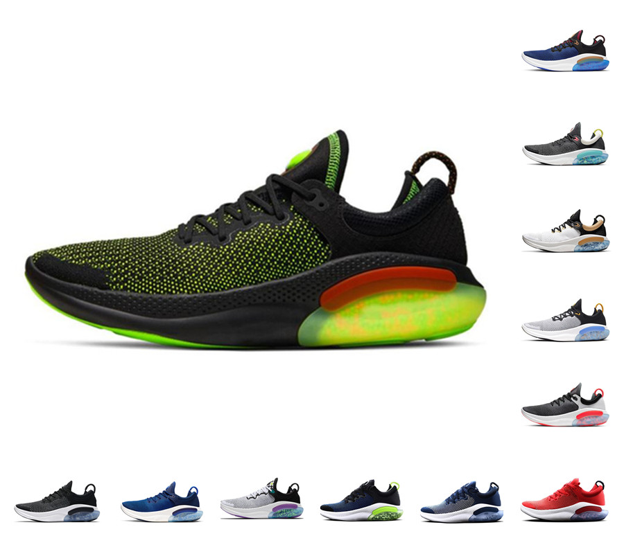 

Latest Joyride Run FK Men Running Shoes Triple Black White Platinum Tint University Red Racer Blue Airs Trainer Sports Utility Sneakers, White;red