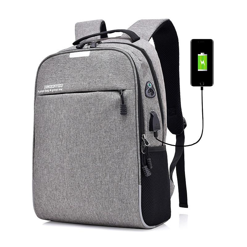 

Vintage 15.6 Inch Laptop Bag Multi-functional School Backpack USB Interface Square Anti-Theft Travelbag For Men, Black