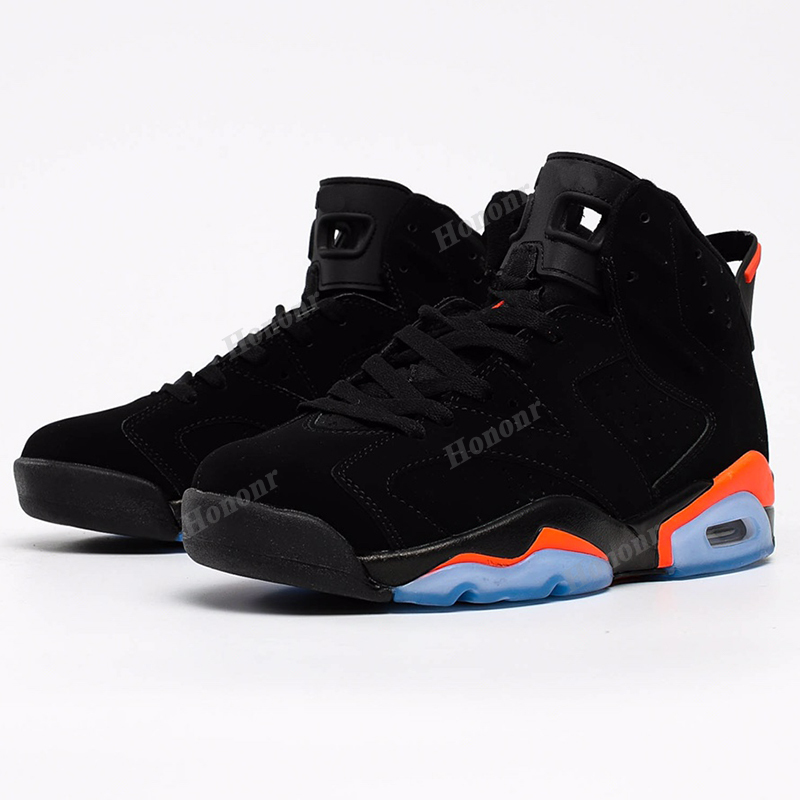 

Jumpman 6 Basketball Classic Black Infrared 6S OG Shoes 6s High quality Sneakers Cactus Jack Trainers Men Women running Sports shoe With Box, #1