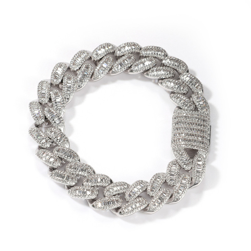 

Men New Fashion Bracelet 14mm 7" 8" Hip Hop Iced Out Full T CZ Stone Cuban Bracelet Male Jewelry Gifts