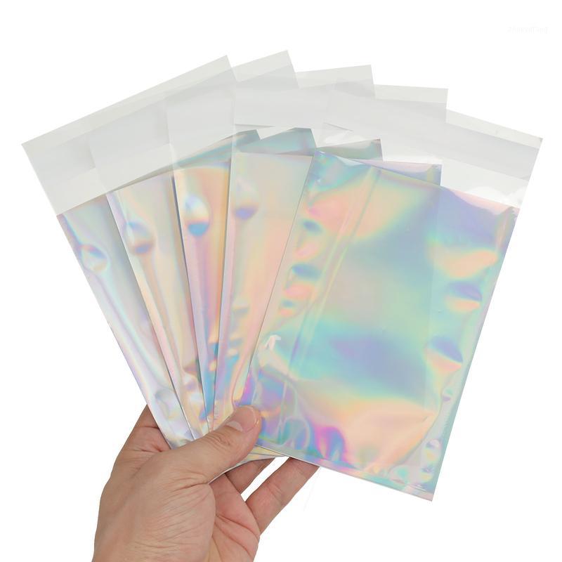 

Gift Wrap 100Pcs/Lot Laser Plastic Envelopes Bag Self-seal Adhesive Mailing Storage Bags Jewelry Poly Courier Packaging