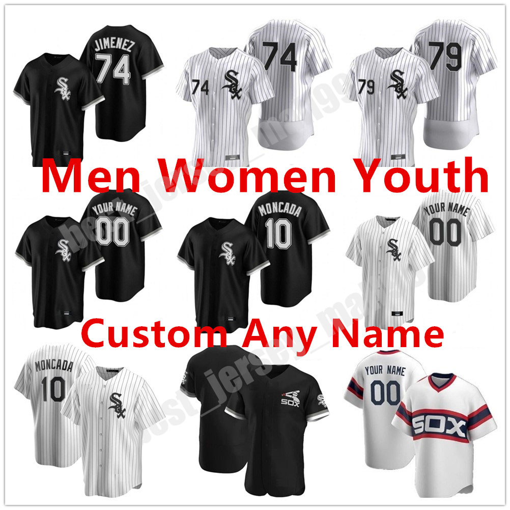 

Custom 2021 Chicago Men Women youth Baseball Jerseys White Sox 72 Carlton Fisk #79 Jose Abreu 45 Michael 35 Frank Thomas Stitched jersey, Blue;black